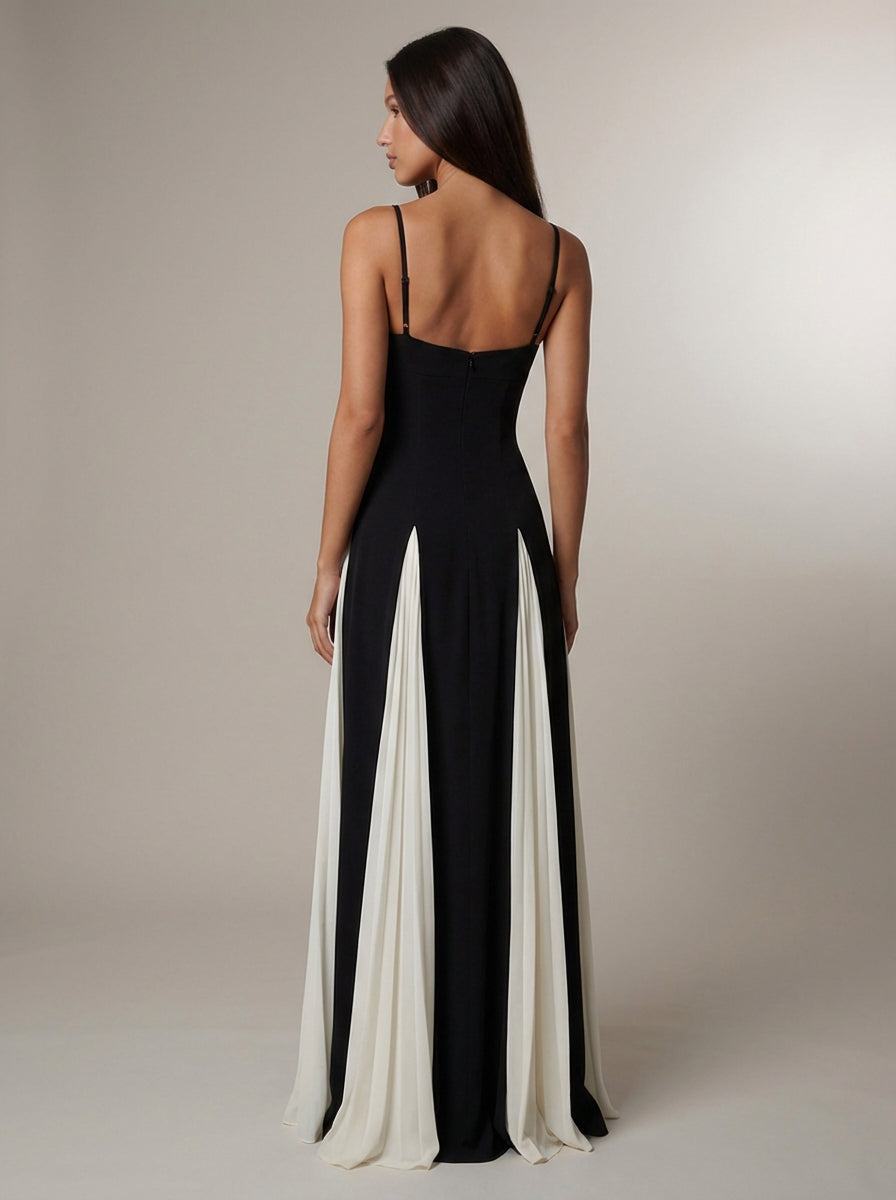 Carli | Women’s Sweetheart Neck Sleeveless Maxi Dress