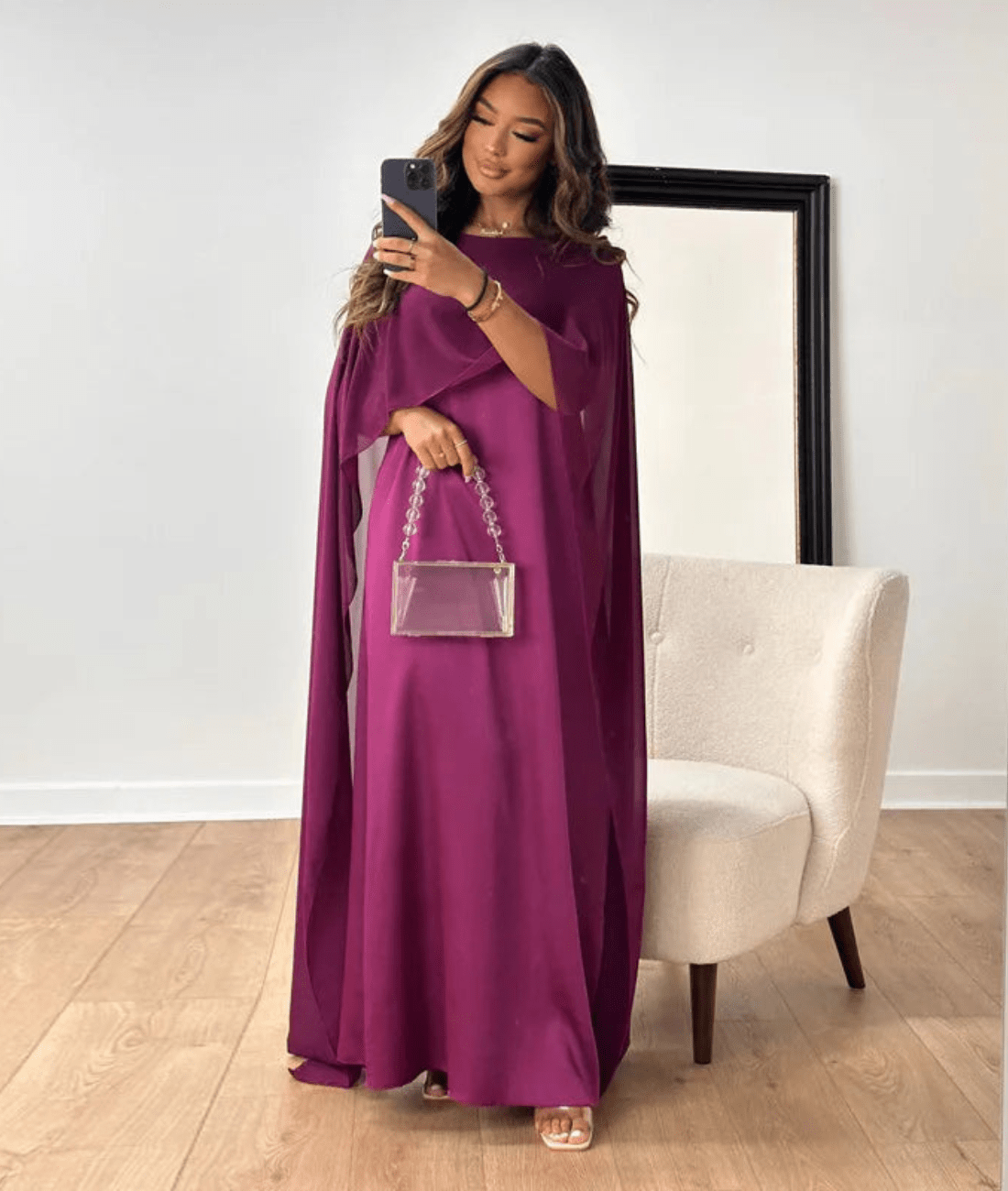Carlyne | Women’s Draped Boat Neck Wedding Guest Dress
