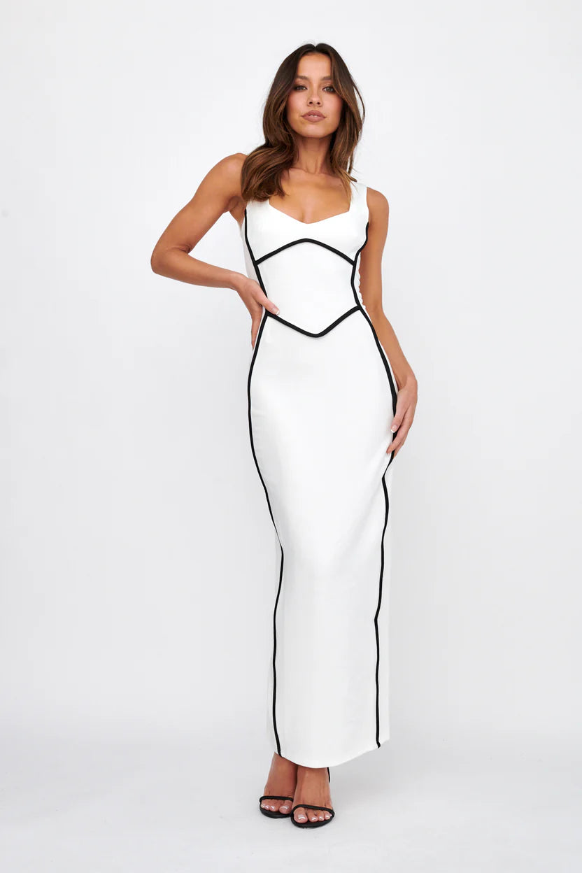 Carmella | Women's Scoop Neck Sleeveless Bodycon Wedding Guest Dress