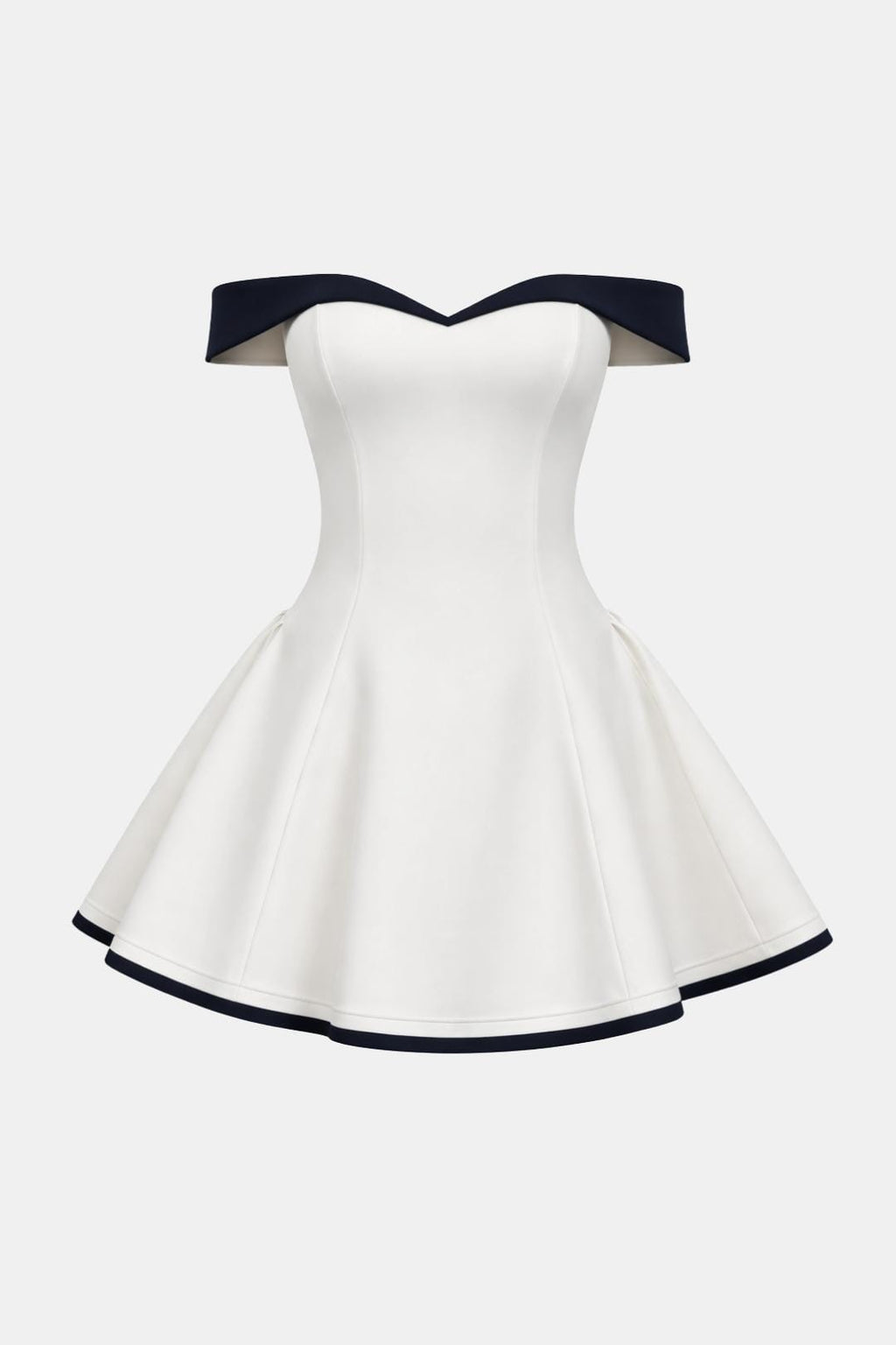 Carmen | Women’s Off Shoulder Sweetheart Neck Grad Party Mini Dress