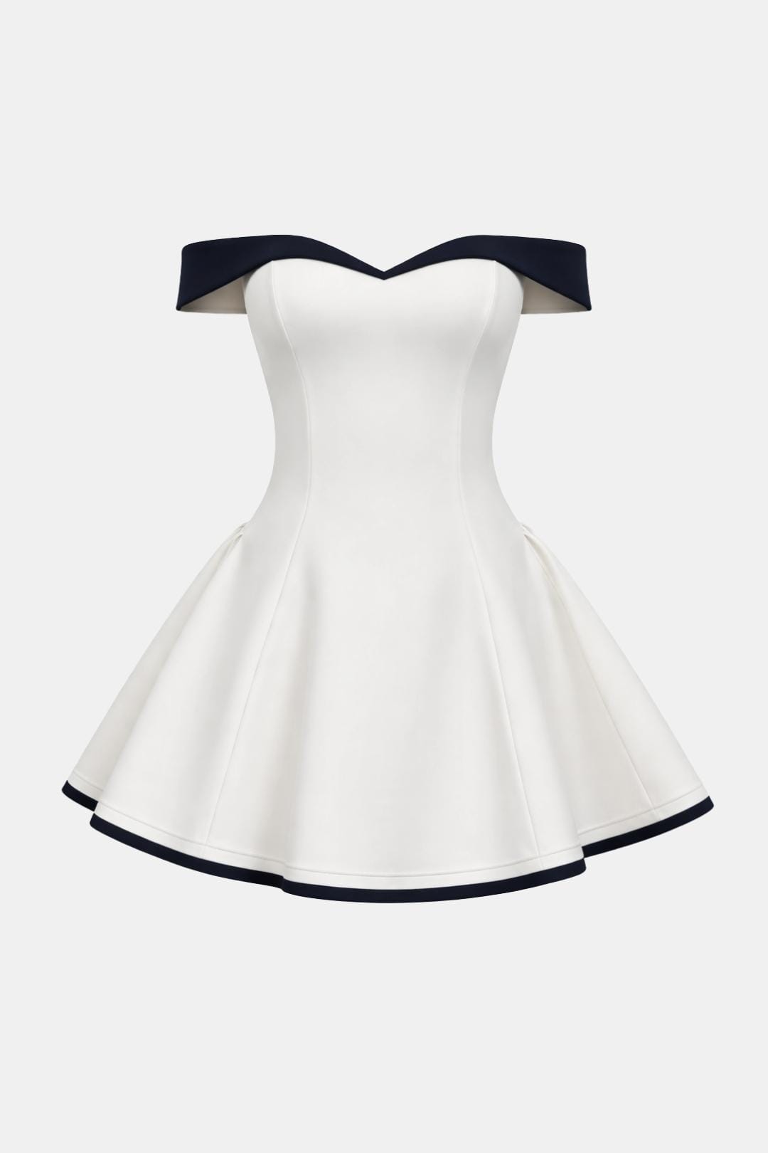 Carmen | Women’s Off Shoulder Sweetheart Neck Grad Party Mini Dress