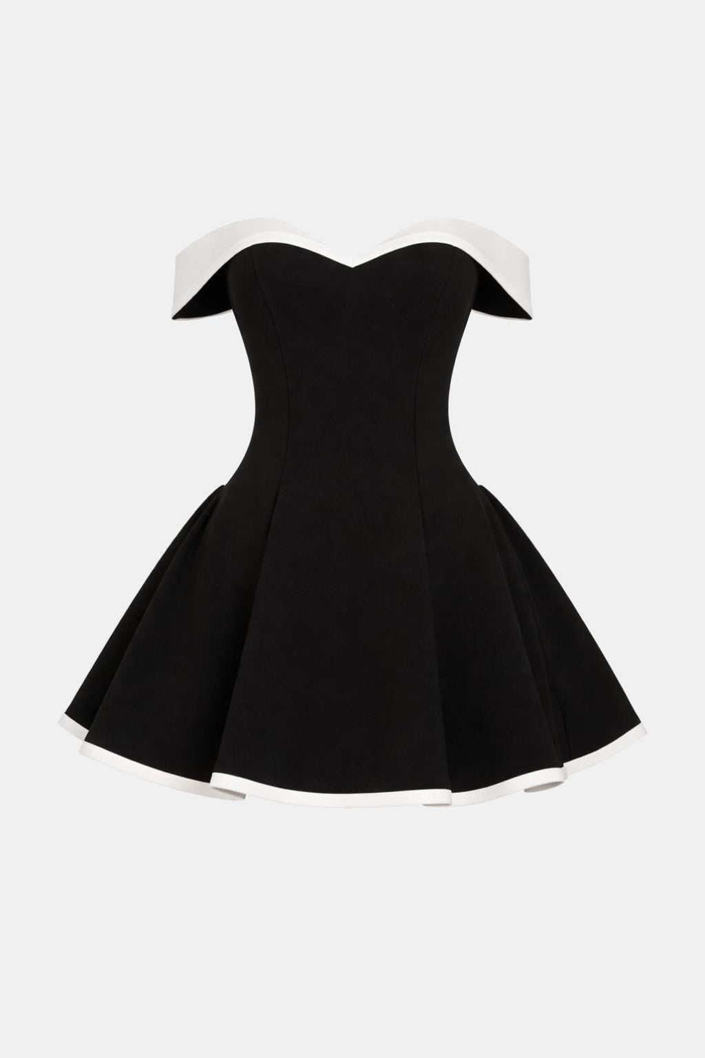 Carmen | Women’s Off Shoulder Sweetheart Neck Grad Party Mini Dress