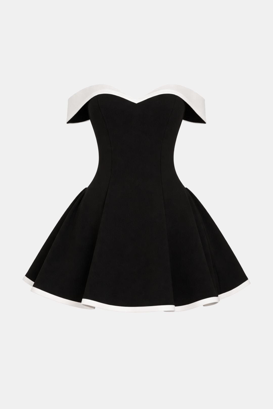 Carmen | Women’s Off Shoulder Sweetheart Neck Grad Party Mini Dress