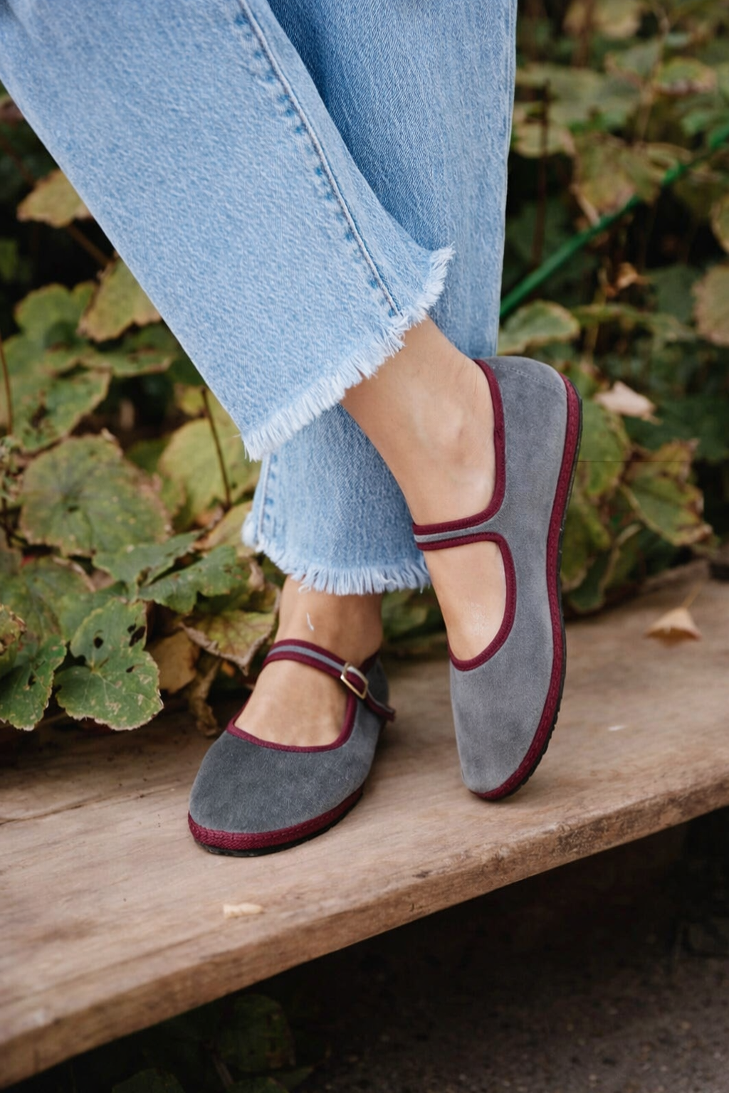 Chandra | Women’s Buckle Strap Mary Jane Ballet Flats