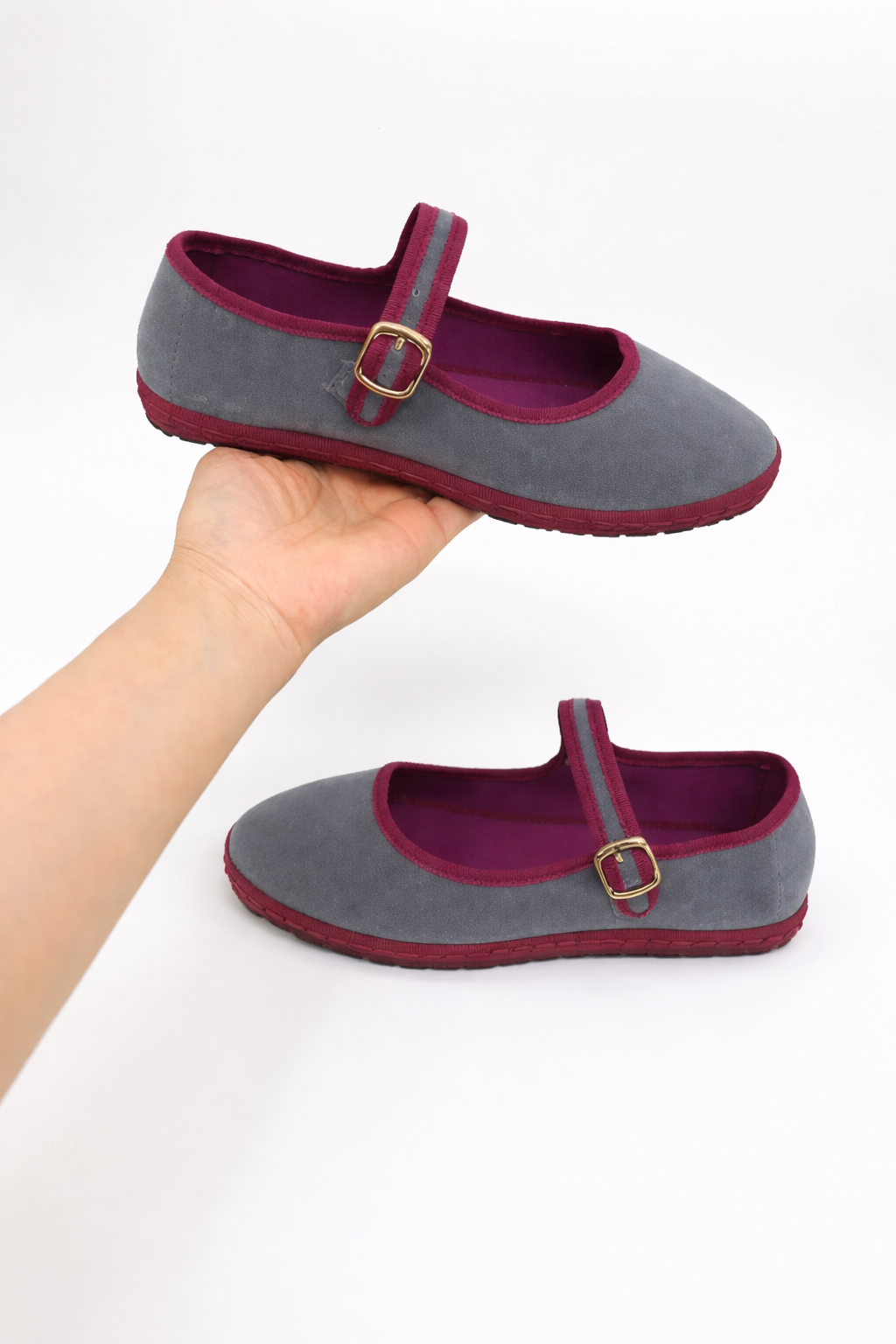 Chandra | Women’s Buckle Strap Mary Jane Ballet Flats