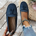Charlene | Women’s Slip On Closed Toe Bow Loafers