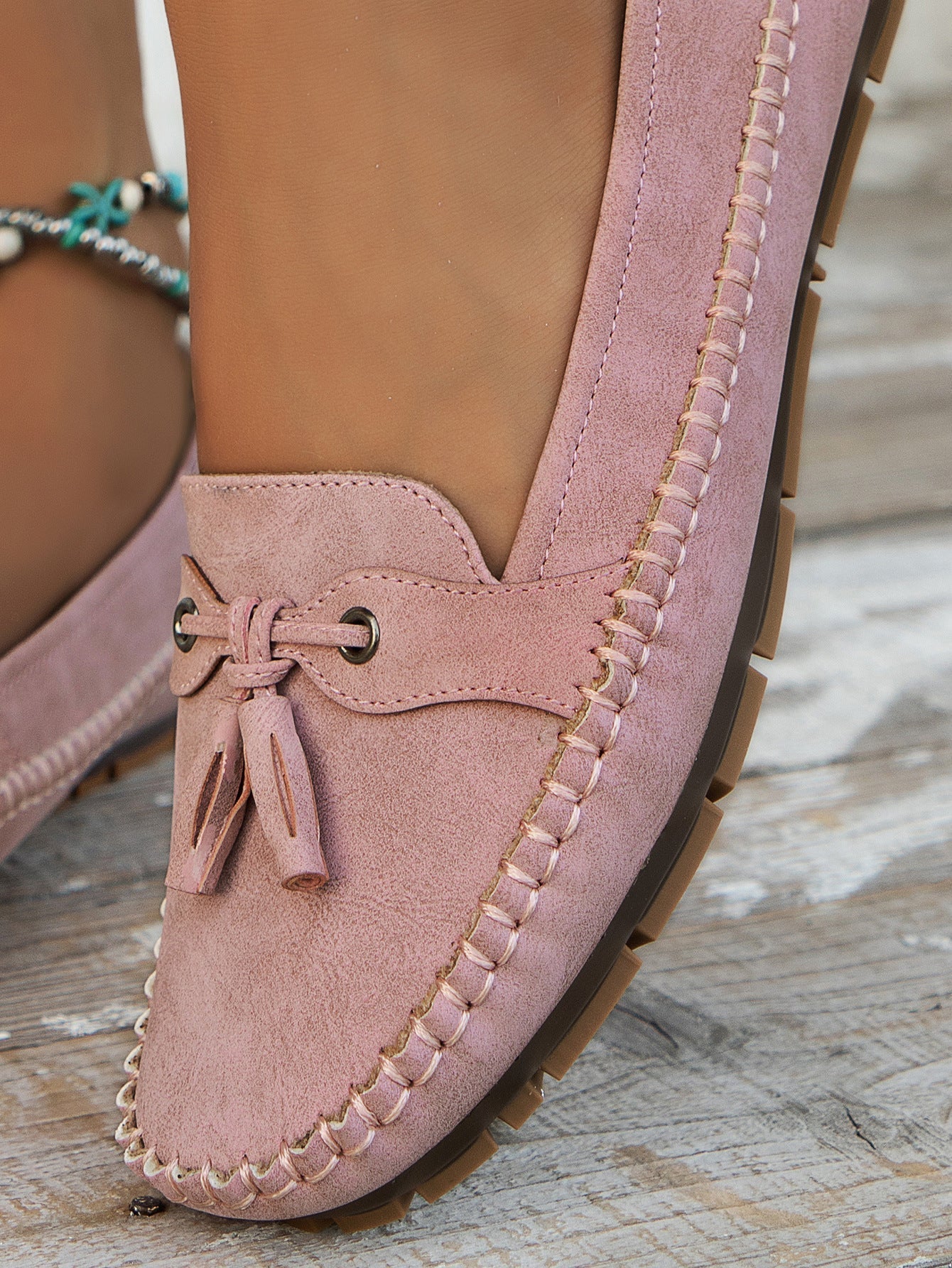Charlene | Women’s Slip On Closed Toe Bow Loafers