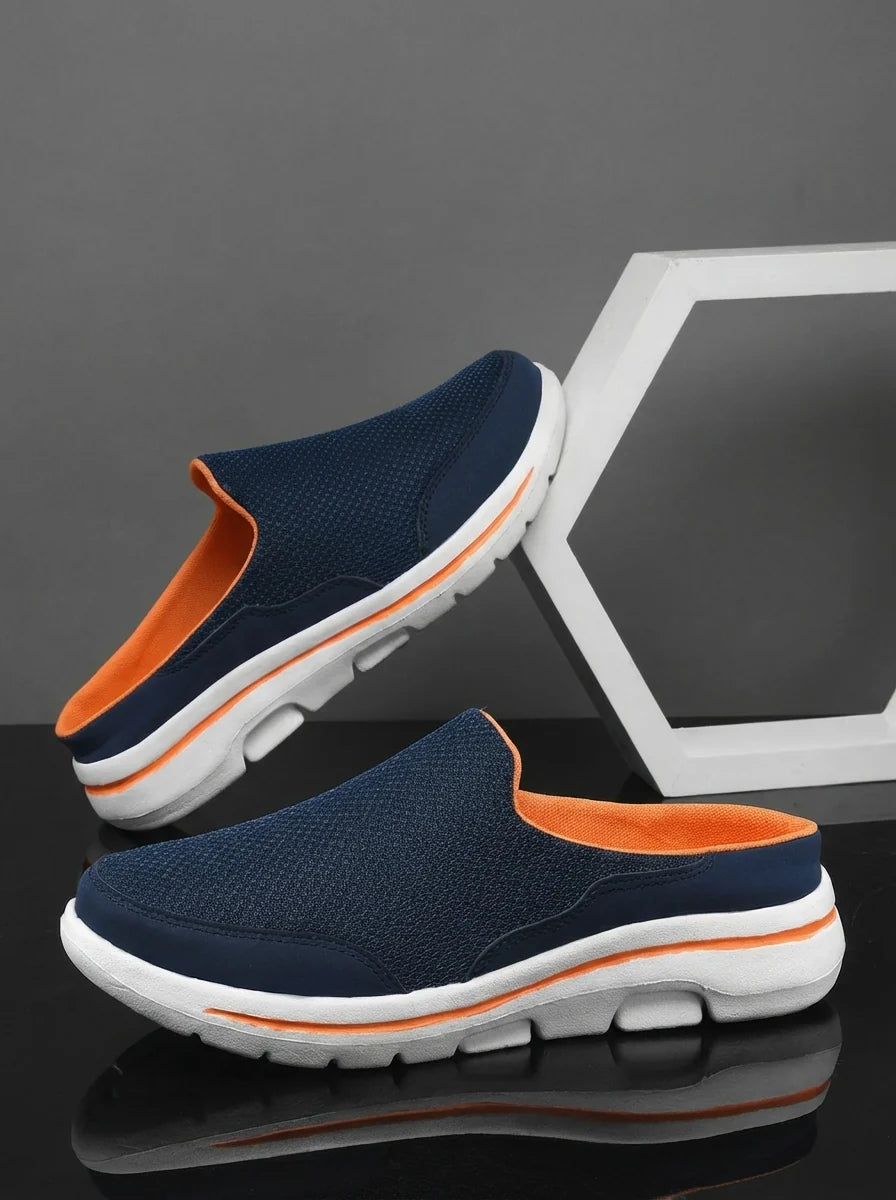 Christopher | Men’s Round Toe Cushioned Slip On Mules