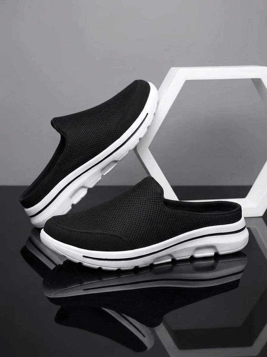 Christopher | Men’s Round Toe Cushioned Slip On Mules