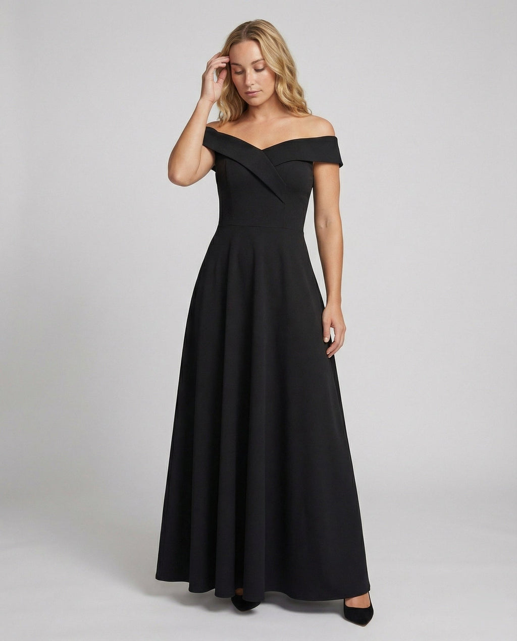 Cleo | Women's A Line Off Shoulder Flowy Wedding Guest Dress