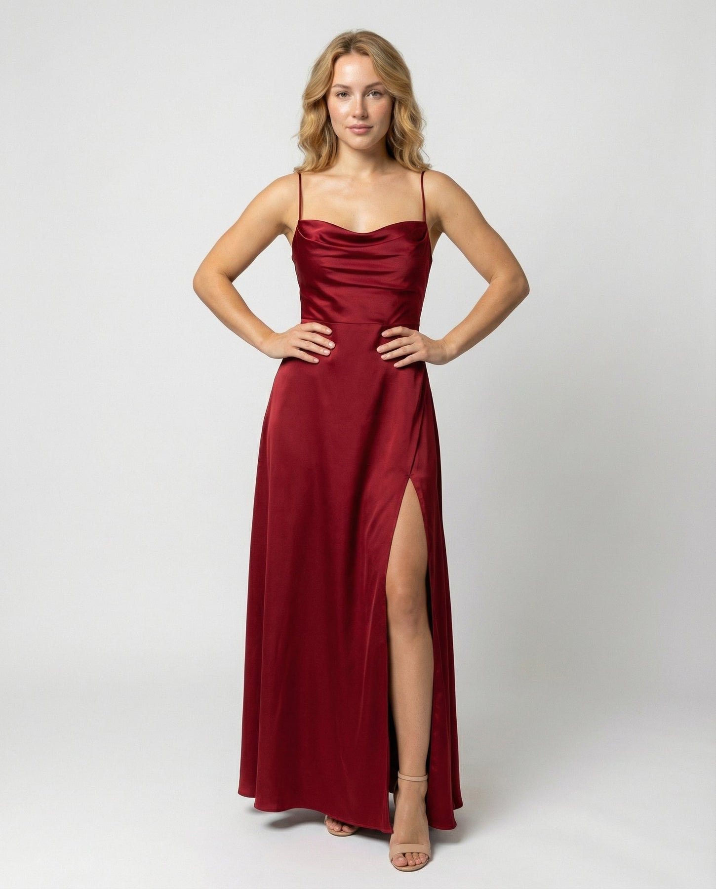 Colette | Women's Flowy Sleeveless Wedding Guest Maxi Dress