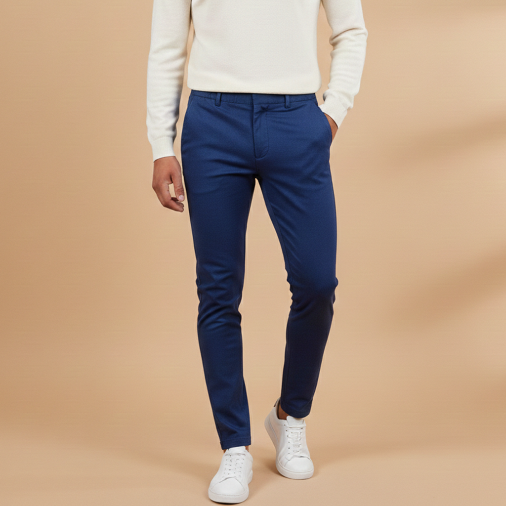 Coltrane | Men's Fitted Straight Leg Side Pocket Pants