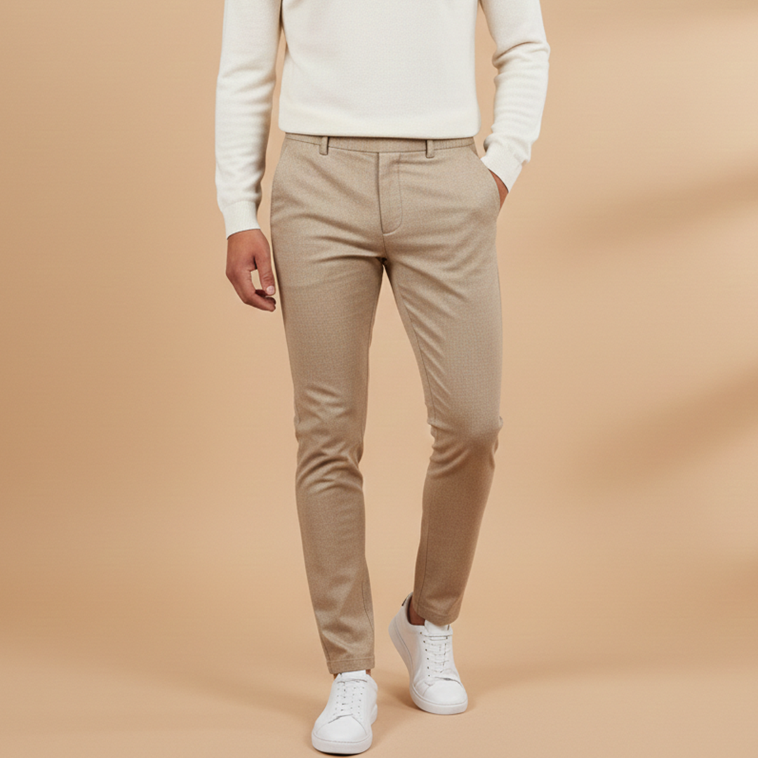 Coltrane | Men's Fitted Straight Leg Side Pocket Pants