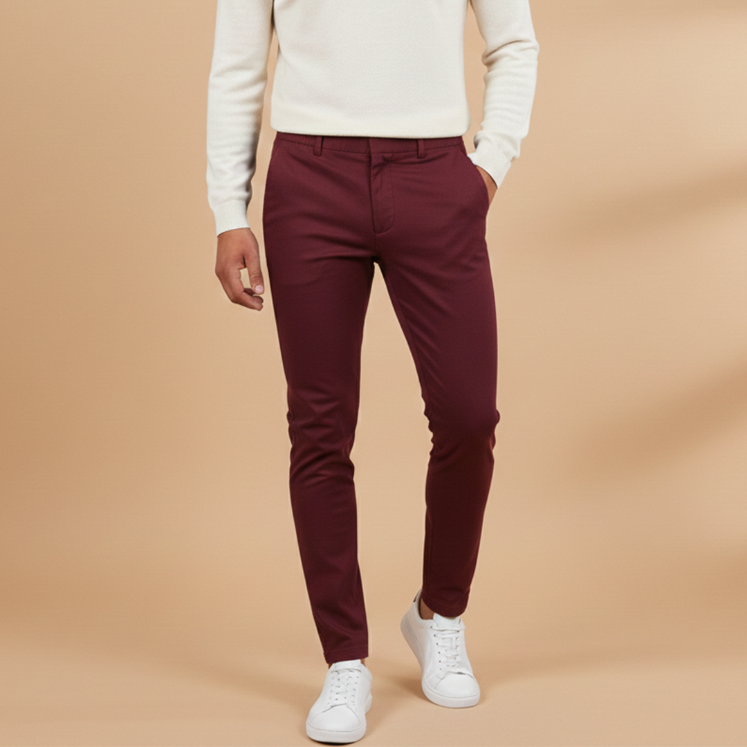 Coltrane | Men's Fitted Straight Leg Side Pocket Pants