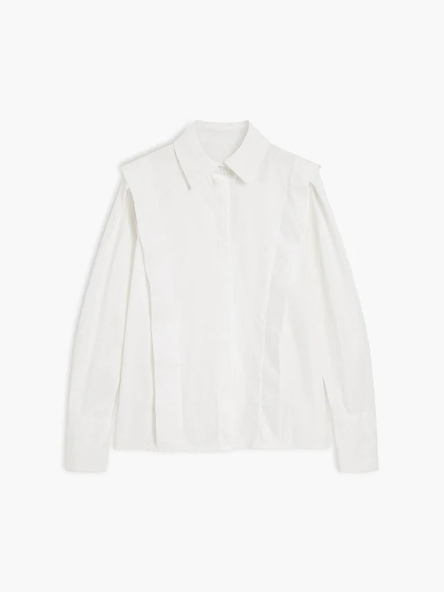 Corina | Women's Pointed Collar Long Sleeve Shirt