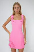 Corinne | Women's Sleeveless Floral Bodycon Mini Dress