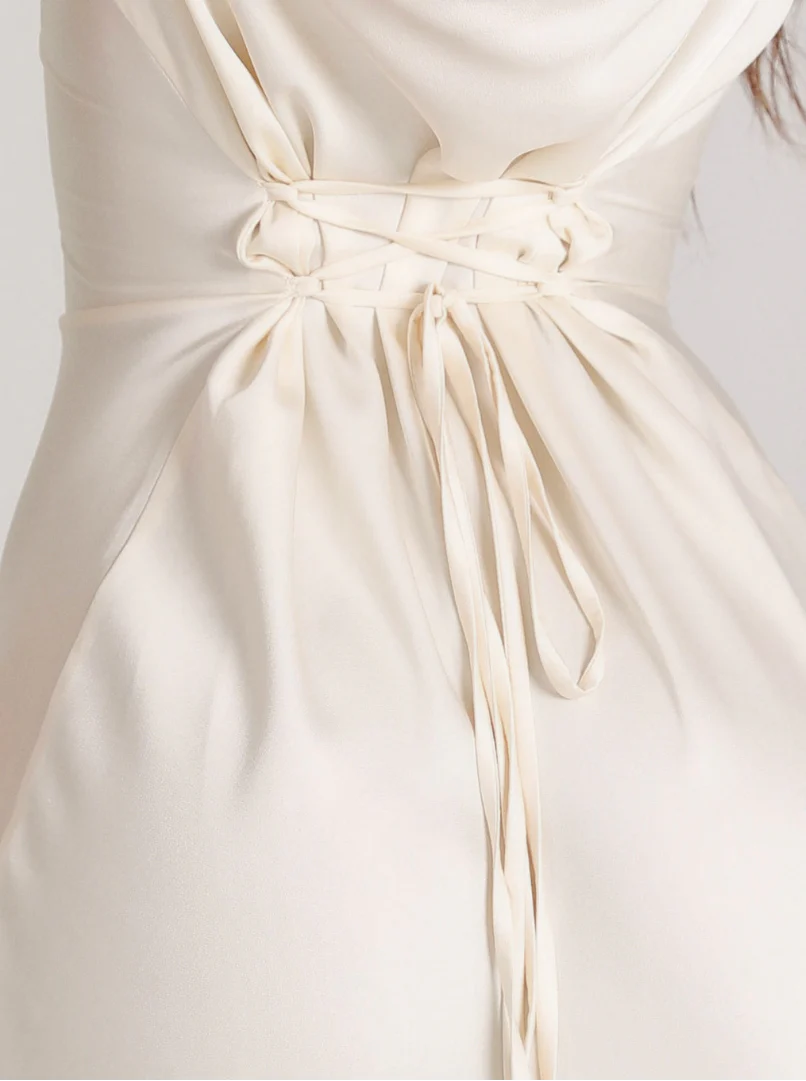 Corrina | Women's Cowl Neck Wedding Guest Maxi Dress
