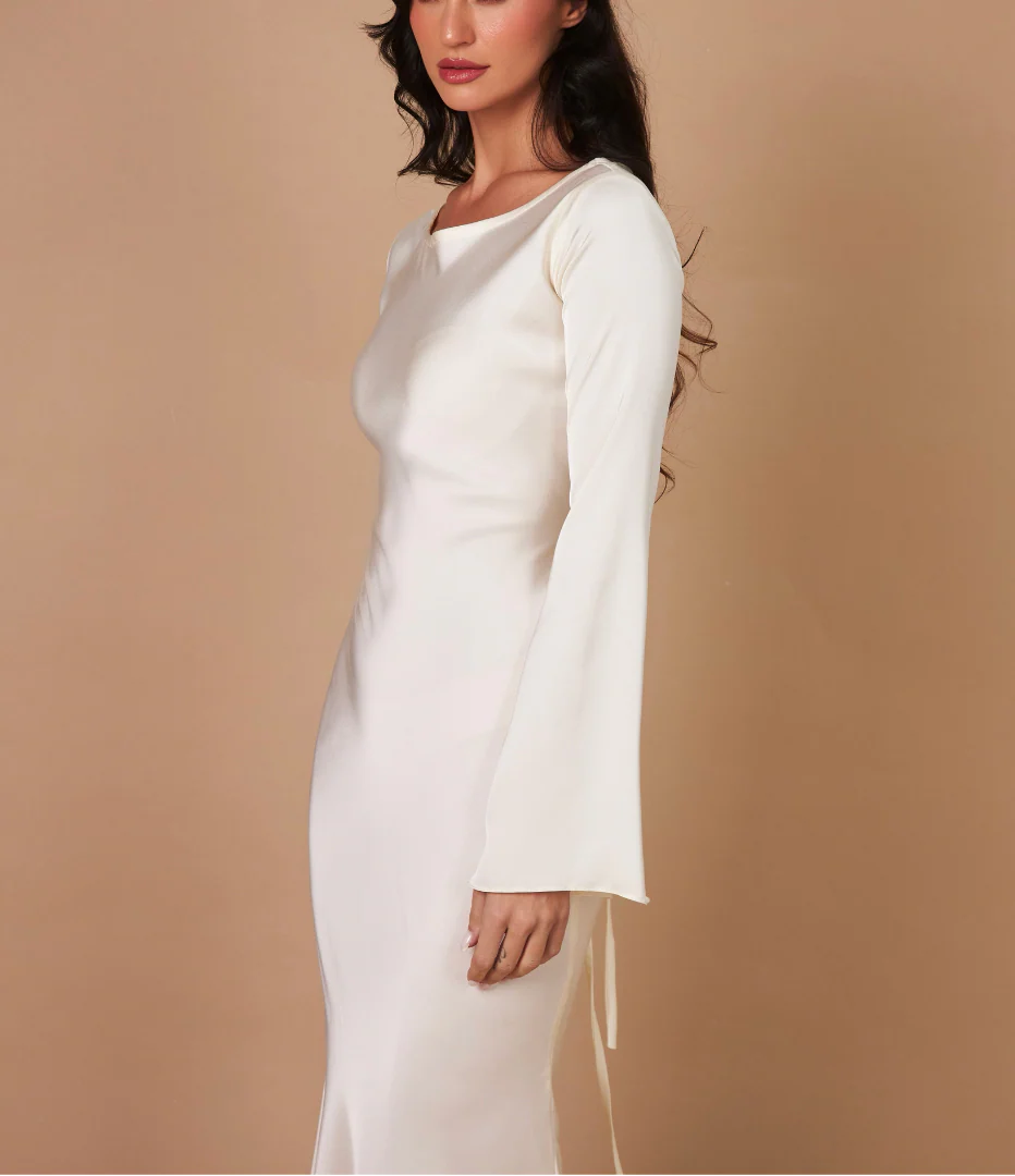 Corrina | Women's Cowl Neck Wedding Guest Maxi Dress