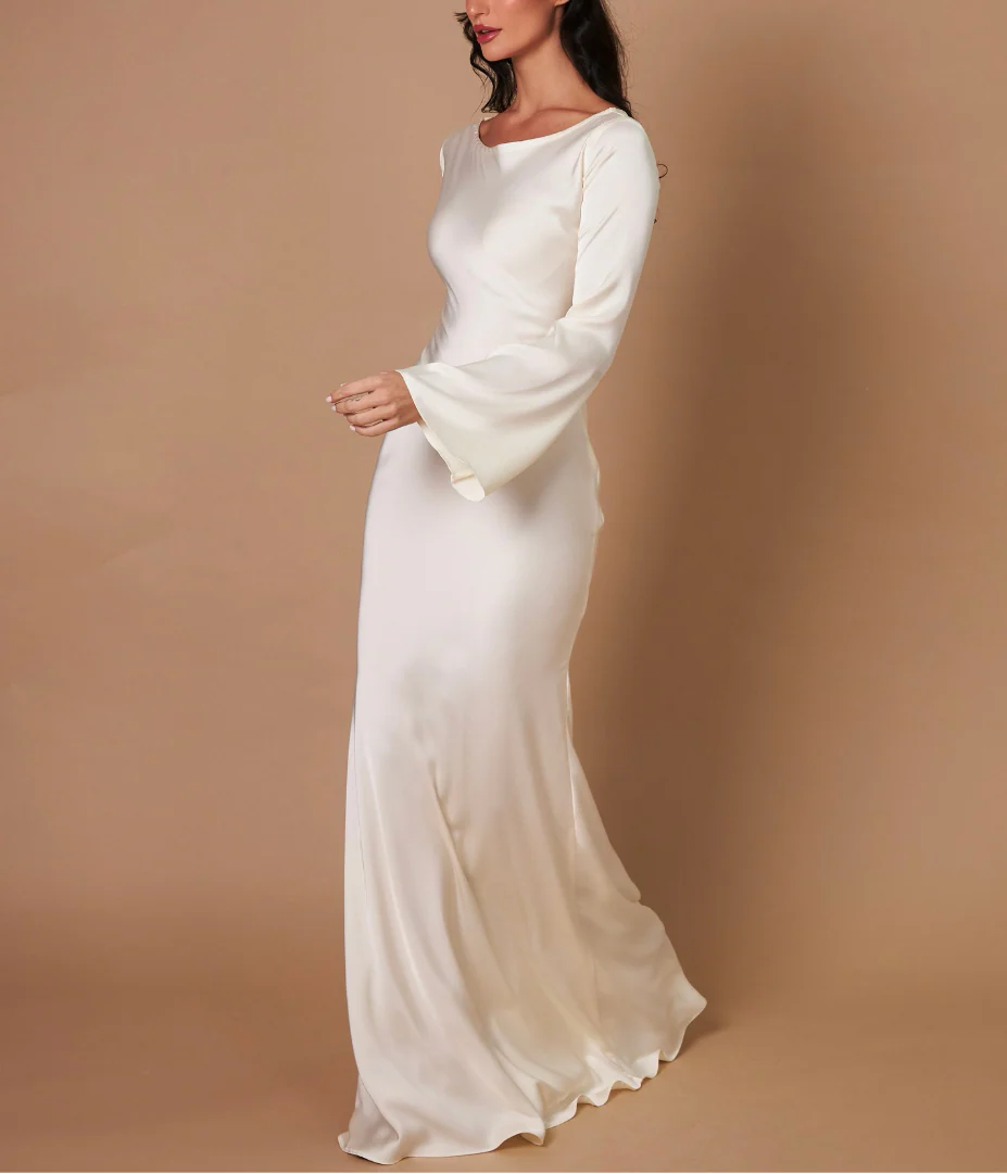 Corrina | Women's Cowl Neck Wedding Guest Maxi Dress