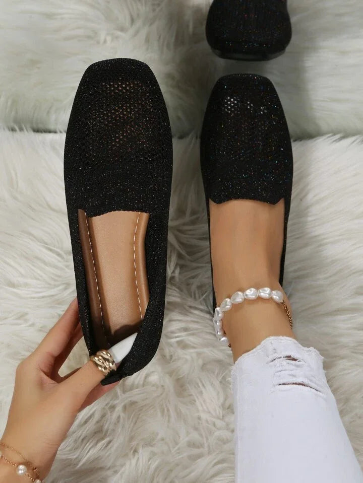 Daisy | Women's Slip On Square Toe Summer Shoes