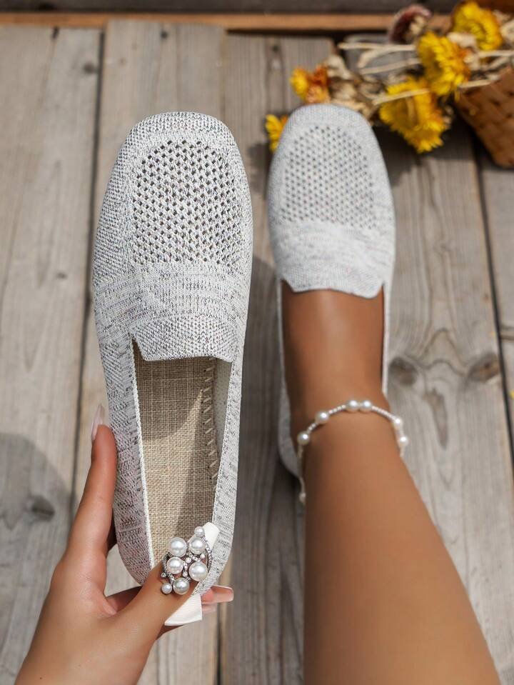 Daisy | Women's Slip On Square Toe Summer Shoes