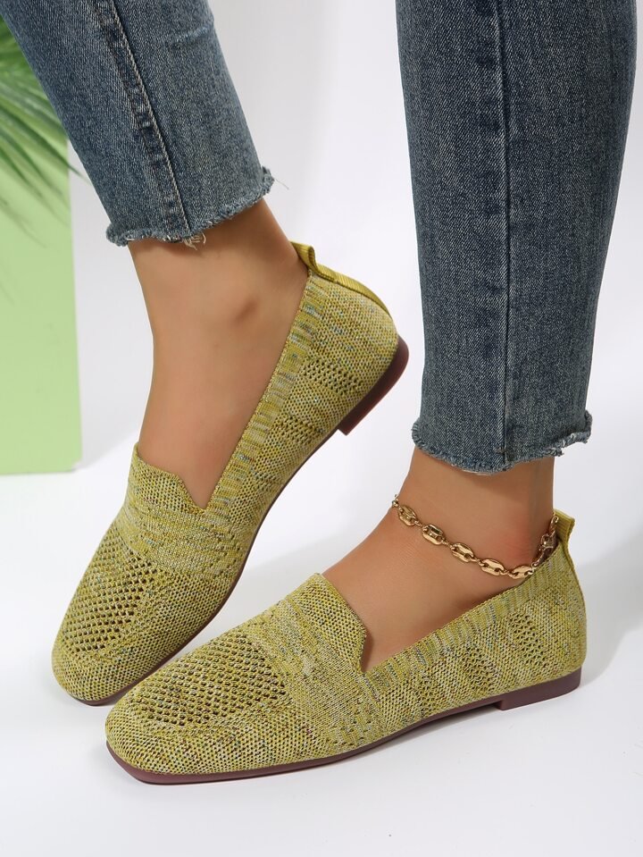 Daisy | Women's Slip On Square Toe Summer Shoes