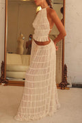 Darlinda | Women's High Waist Tiered Maxi Skirt