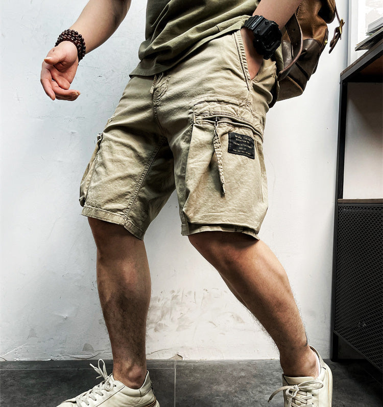 Daxton | Men's Drawstring Multi Pocket Cargo Shorts