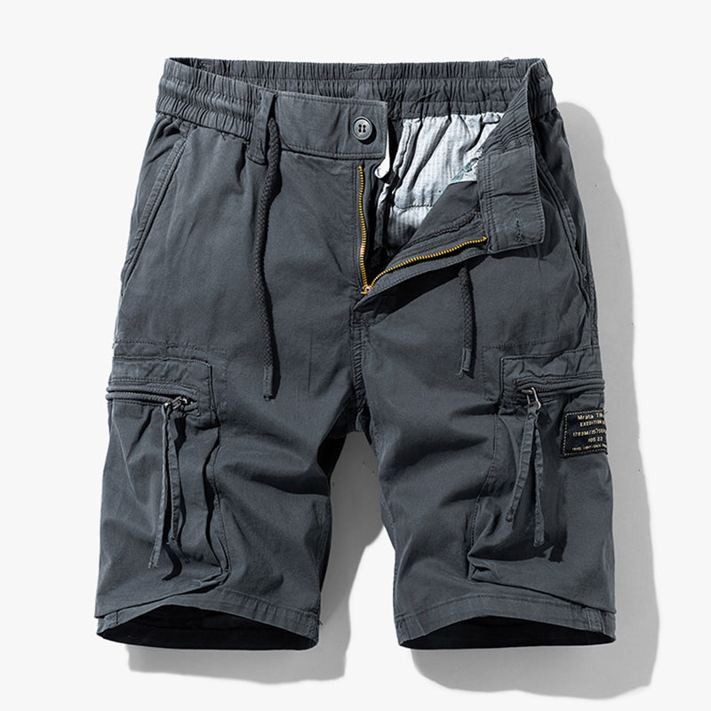 Daxton | Men's Drawstring Multi Pocket Cargo Shorts