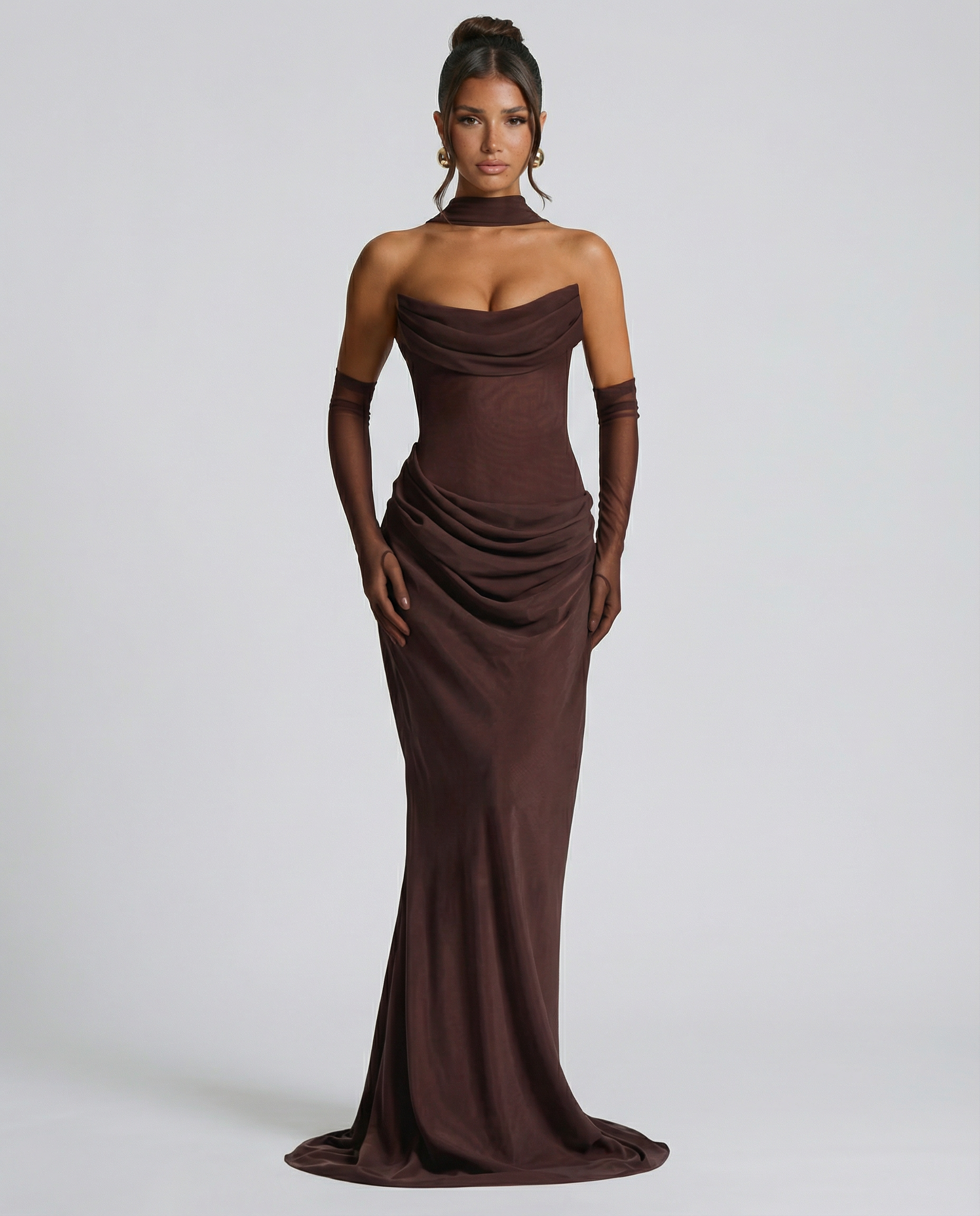 Debbie | Women's Sleeveless Corset Wedding Guest Dress