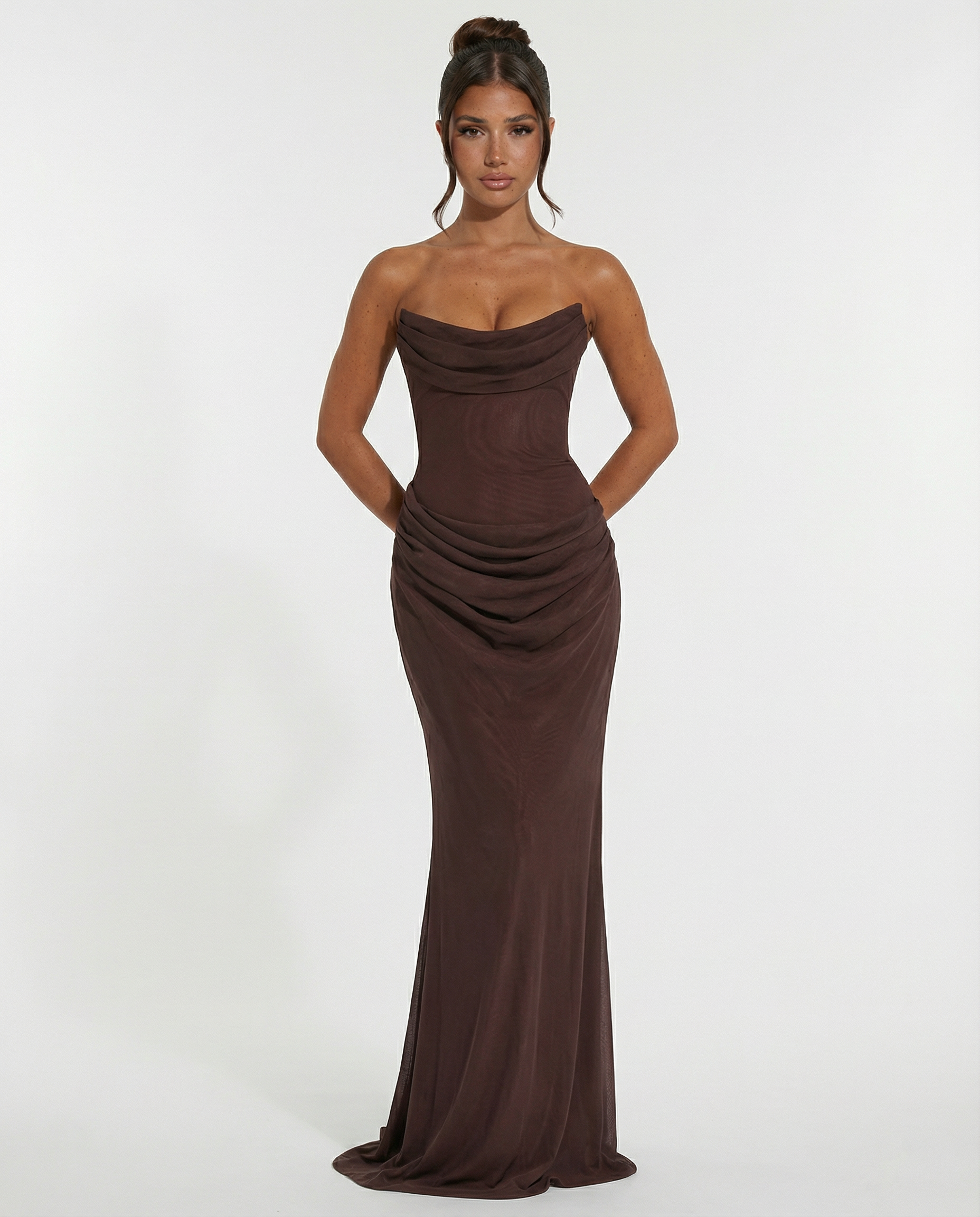 Debbie | Women's Sleeveless Corset Wedding Guest Dress