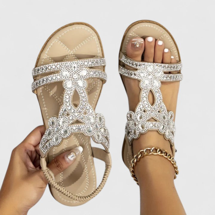 Delilah | Women's Open Toe Slingback Strap Sandals
