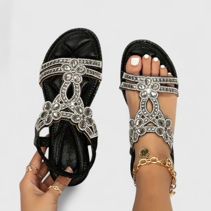 Delilah | Women's Open Toe Slingback Strap Sandals