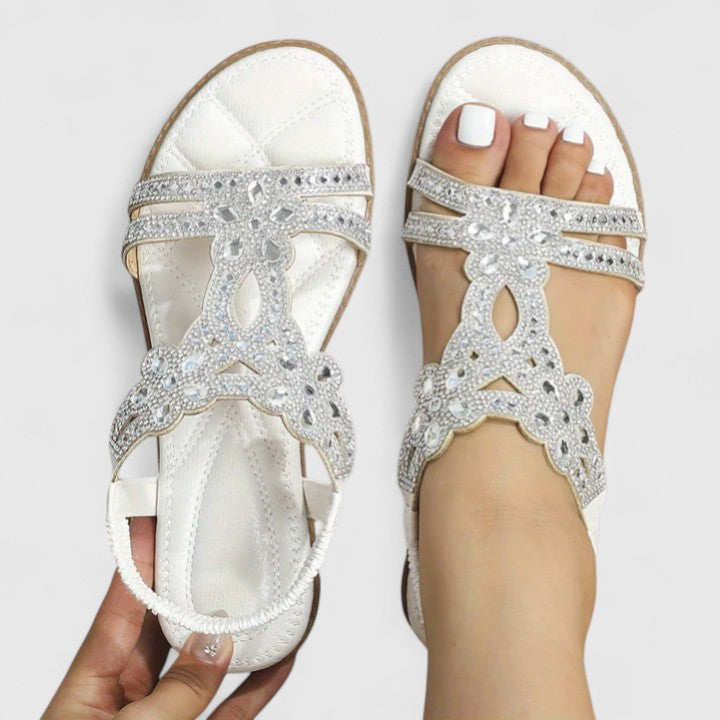 Delilah | Women's Open Toe Slingback Strap Sandals