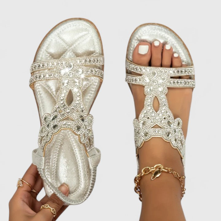 Delilah | Women's Open Toe Slingback Strap Sandals