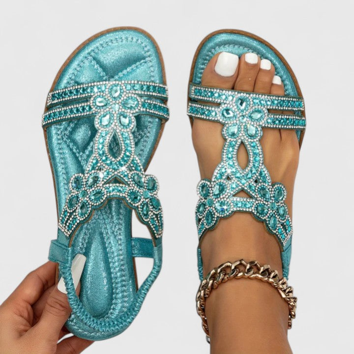 Delilah | Women's Open Toe Slingback Strap Sandals