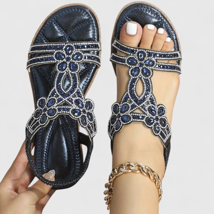 Delilah | Women's Open Toe Slingback Strap Sandals