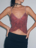 Demetria | Women's V-Neck Sleeveless Summer Top