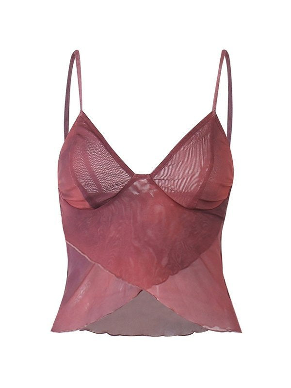 Demetria | Women's V-Neck Sleeveless Summer Top