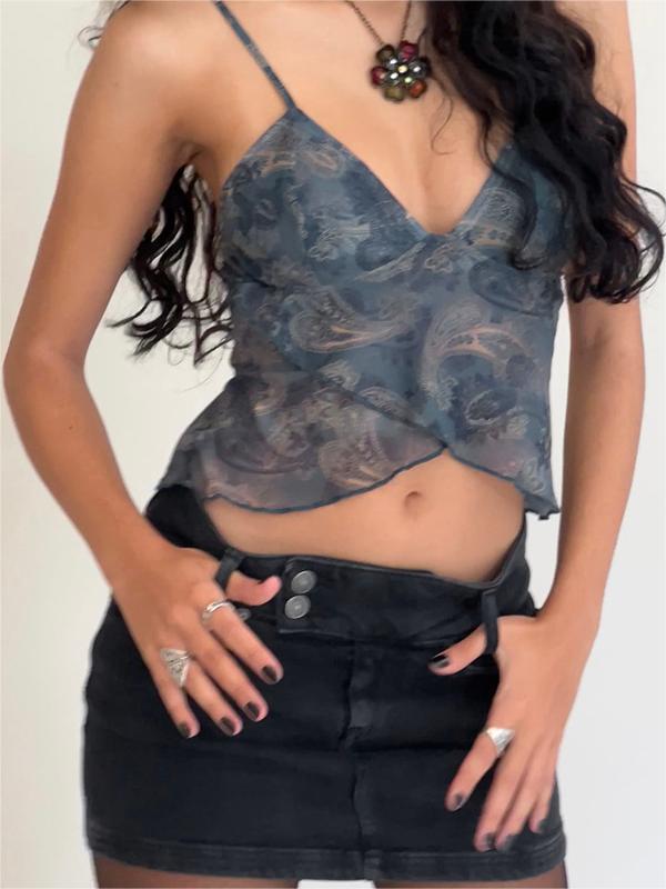 Demetria | Women's V-Neck Sleeveless Summer Top
