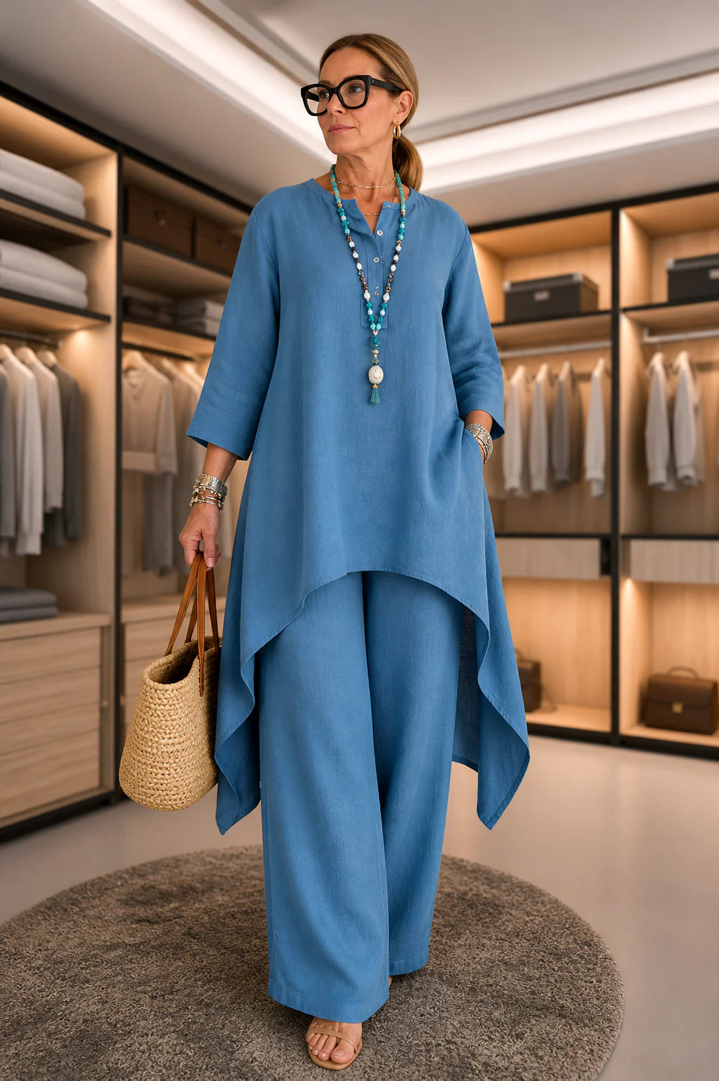 Dolly | Women's Asymmetrical Summer Matching Set