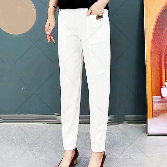 Dominica | Women’s Straight Leg Fitted Pockets Pants