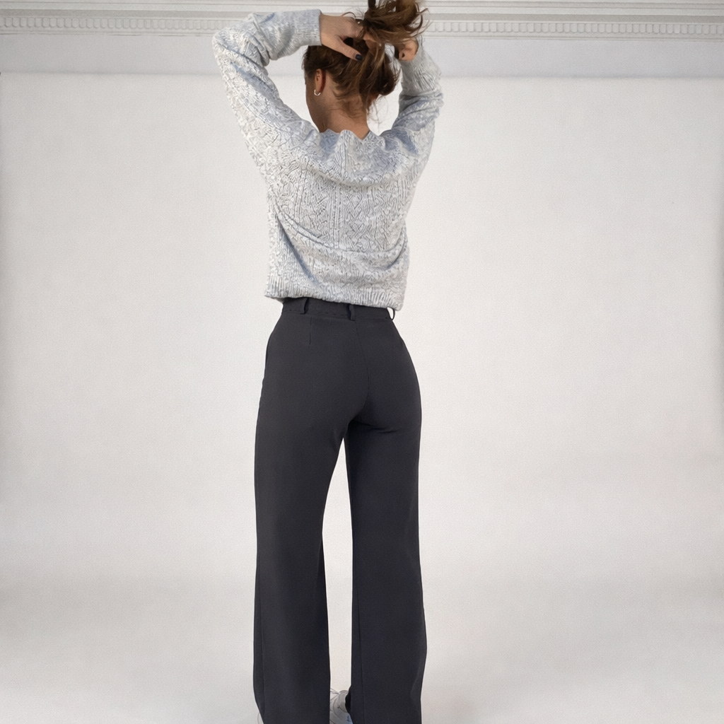 Donella | Women’s Straight Leg High Waisted Pants
