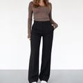 Donella | Women’s Straight Leg High Waisted Pants