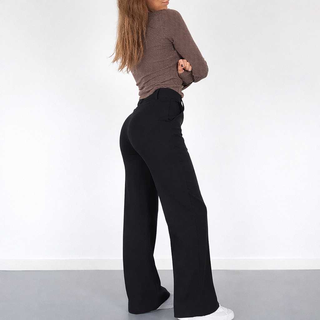 Donella | Women’s Straight Leg High Waisted Pants