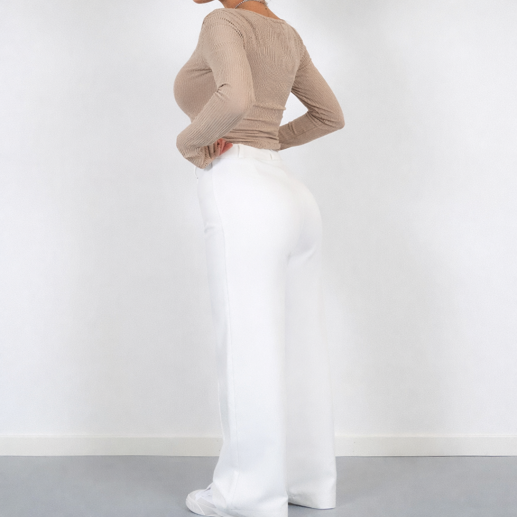 Donella | Women’s Straight Leg High Waisted Pants