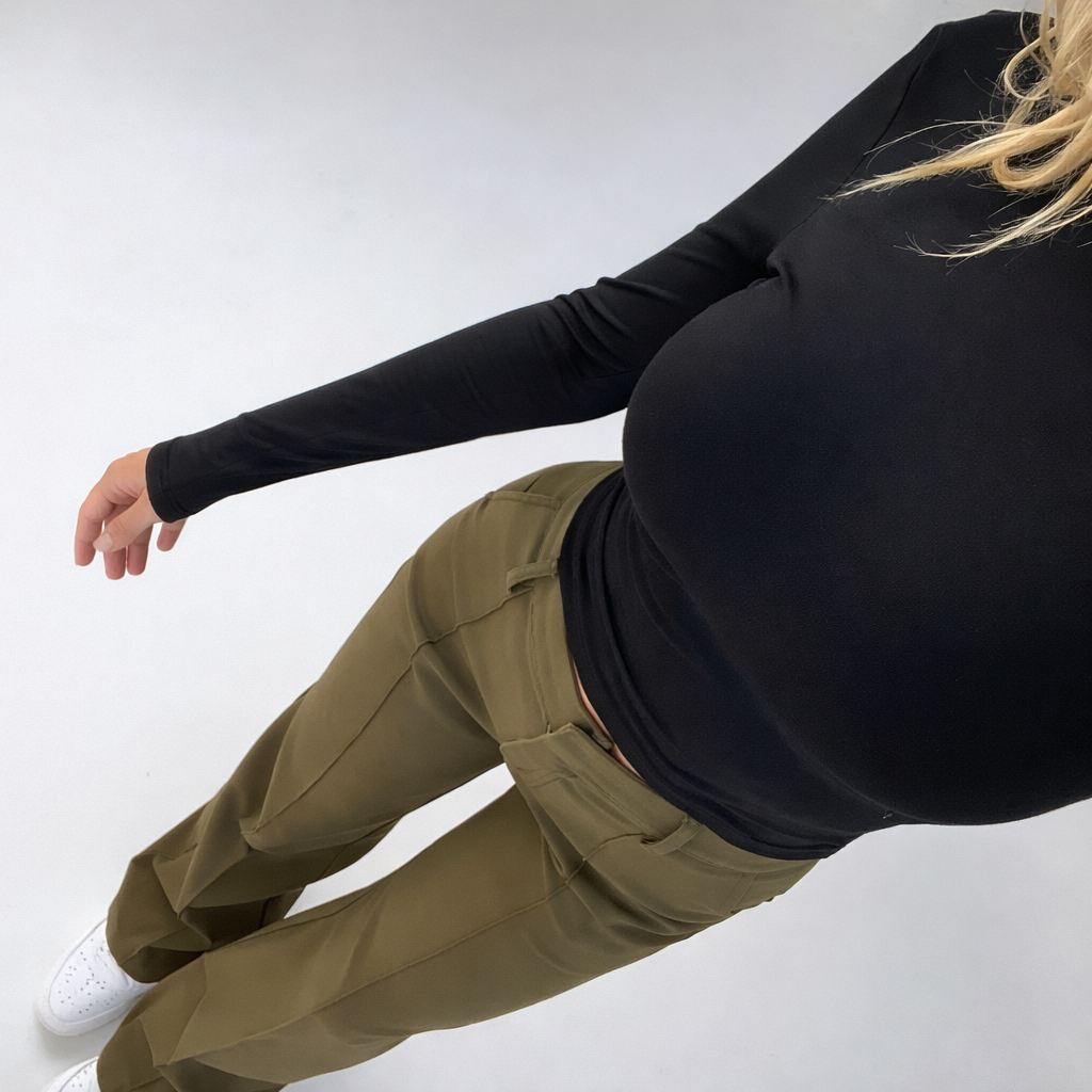 Donella | Women’s Straight Leg High Waisted Pants