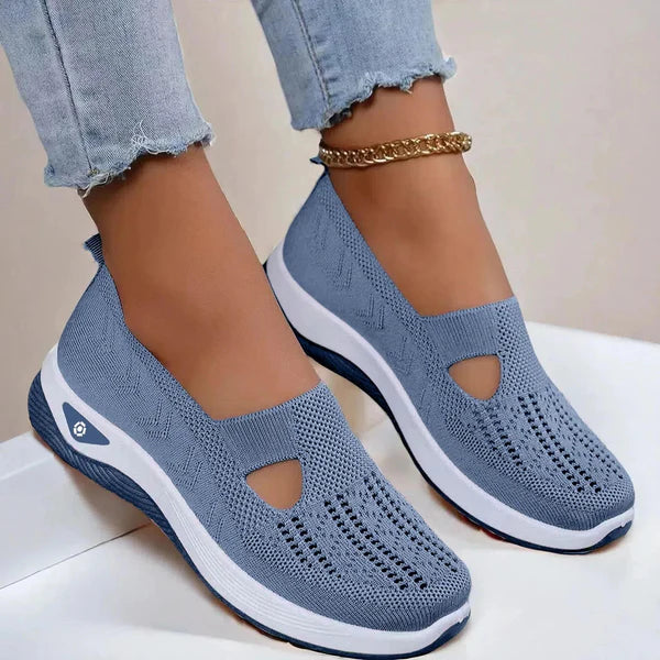 Doreen | Women's Slip On Closed Toe Cutout Shoes