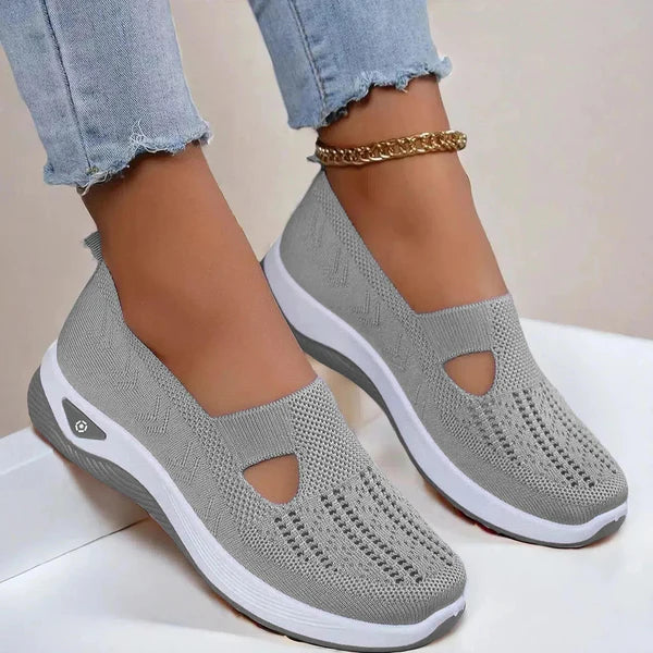Doreen | Women's Slip On Closed Toe Cutout Shoes