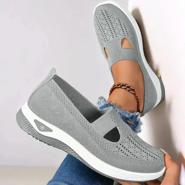 Doreen | Women's Slip On Closed Toe Cutout Shoes